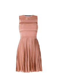 rosa ausgestelltes Kleid von Antonino Valenti