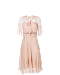 rosa ausgestelltes Kleid von N°21