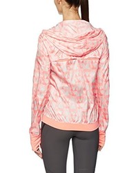 rosa bedruckte Jacke von adidas