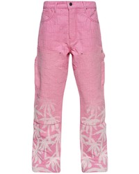 rosa bedruckte Jeans von Amiri
