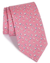 rosa bedruckte Krawatte