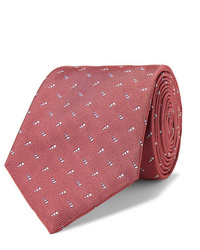 rosa bedruckte Krawatte von Turnbull & Asser