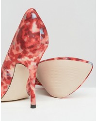 rosa bedruckte Pumps von Paper Dolls