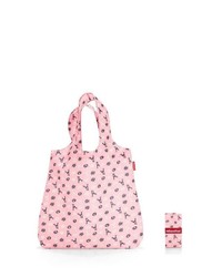 rosa bedruckte Shopper Tasche aus Segeltuch von Reisenthel