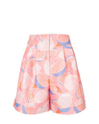 rosa bedruckte Shorts von Vika Gazinskaya