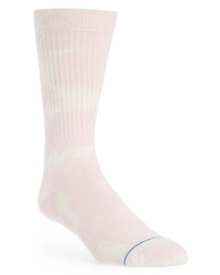 rosa bedruckte Socken