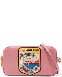rosa bedruckte Taschen von Miu Miu