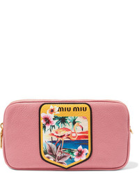 rosa bedruckte Taschen von Miu Miu