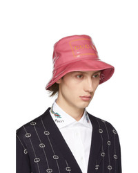 rosa bedruckter Fischerhut von Gucci