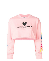 rosa bedruckter kurzer Pullover von Gcds