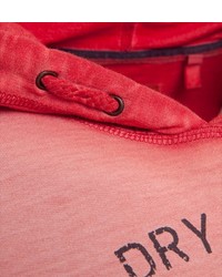 rosa bedruckter Pullover mit einem Kapuze von Camp David