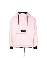 rosa bedruckter Pullover mit einem Kapuze von Gcds