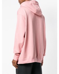 rosa bedruckter Pullover mit einem Kapuze von Nike