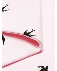 rosa bedruckter Pullover mit einem Rundhalsausschnitt von McQ Alexander McQueen
