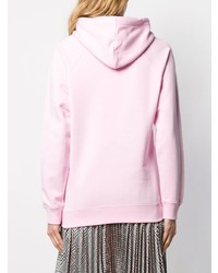 rosa bedruckter Pullover mit einer Kapuze von Kenzo