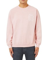 rosa bedruckter Pullover