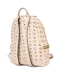 rosa bedruckter Rucksack von MCM