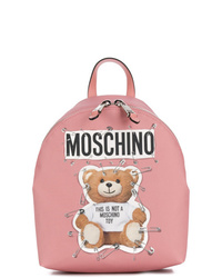 rosa bedruckter Rucksack von Moschino