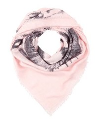 rosa bedruckter Schal von Diesel