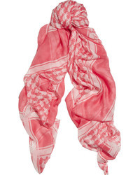 rosa bedruckter Schal von Karl Lagerfeld