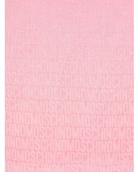 rosa bedruckter Schal von Moschino