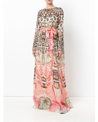 rosa bedrucktes Ballkleid von Temperley London