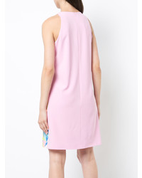 rosa bedrucktes gerade geschnittenes Kleid von Boutique Moschino