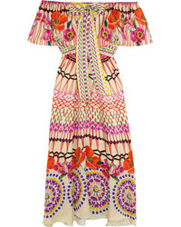 rosa bedrucktes Kleid von Temperley London