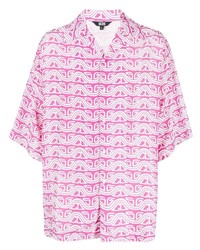 rosa bedrucktes Kurzarmhemd von Gcds