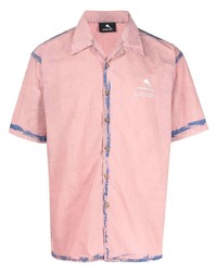 rosa bedrucktes Kurzarmhemd von Mauna Kea