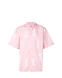 rosa bedrucktes Kurzarmhemd von Misbhv