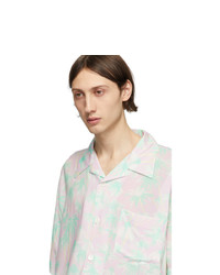 rosa bedrucktes Kurzarmhemd von Loewe