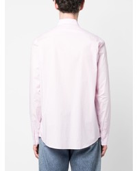 rosa bedrucktes Langarmhemd von Karl Lagerfeld