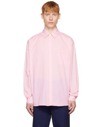 rosa bedrucktes Langarmhemd von Marni