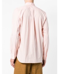 rosa bedrucktes Langarmhemd von Comme Des Garçons Shirt Boys