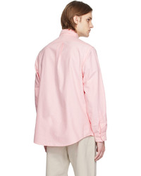 rosa bedrucktes Langarmhemd von Polo Ralph Lauren