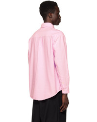 rosa bedrucktes Langarmhemd von Late Checkout
