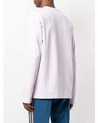 rosa bedrucktes Langarmshirt von Calvin Klein 205W39nyc