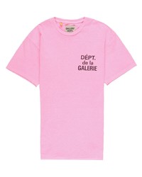 rosa bedrucktes Langarmshirt von GALLERY DEPT.