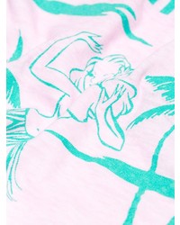 rosa bedrucktes Langarmshirt von DSQUARED2