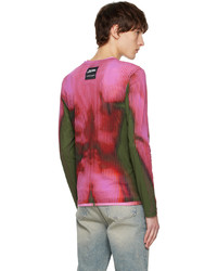 rosa bedrucktes Langarmshirt von Y/Project