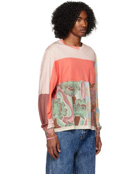 rosa bedrucktes Langarmshirt von Eckhaus Latta