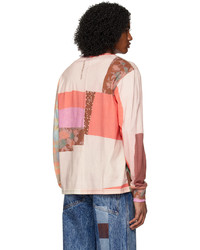 rosa bedrucktes Langarmshirt von Eckhaus Latta