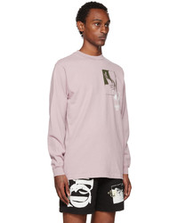 rosa bedrucktes Langarmshirt von Total Luxury Spa