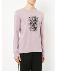 rosa bedrucktes Langarmshirt von Loveless