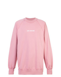 rosa bedrucktes Sweatshirt von Aimé Leon Dore