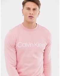 rosa bedrucktes Sweatshirt von Calvin Klein