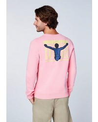 rosa bedrucktes Sweatshirt von Chiemsee