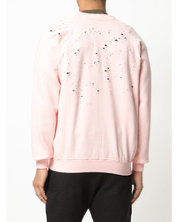 rosa bedrucktes Sweatshirt von Satisfy