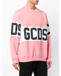 rosa bedrucktes Sweatshirt von Gcds